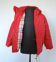 Дитяча куртка для дівчаток 6-8 років червоного кольору демісезонна, фото 5