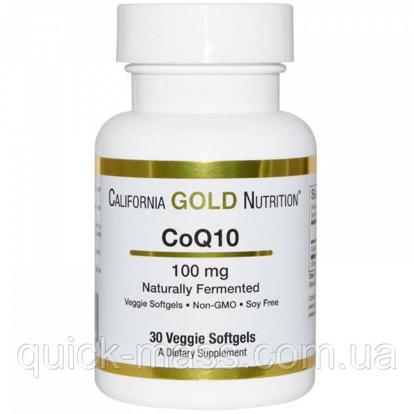 Коензим CoQ10 100mg California Nutrition 30caps, фото 1