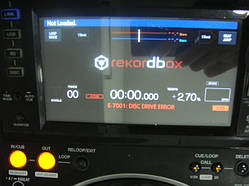 Repair ремонт E-7001 DISC DRIVE ERROR Pioneer cdj2000nexus2