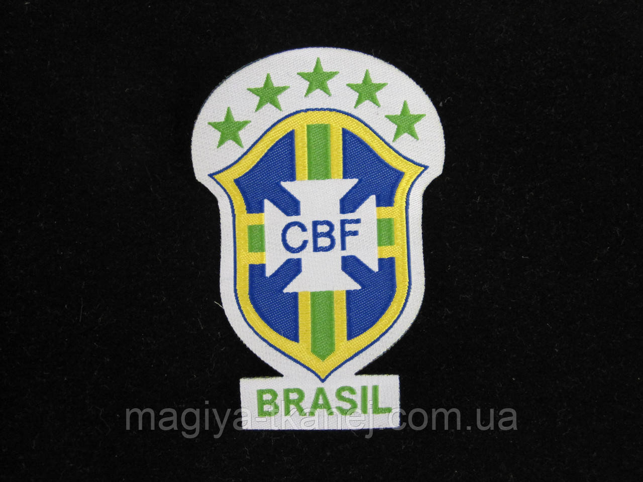 Нашивка наклейка Бразилия футбол - фото 1 - id-p173831043