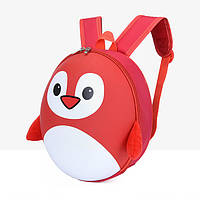 Рюкзак дитячий 3-6 років Пінгвін Червоний ( код: IBD003R )