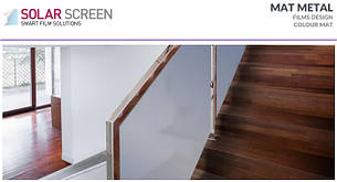 Декоративна матова металева плівка Solar Screen Mat Metal 1,52 метра