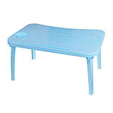 Складаний столик для сніданку , Блакитний, фото 3