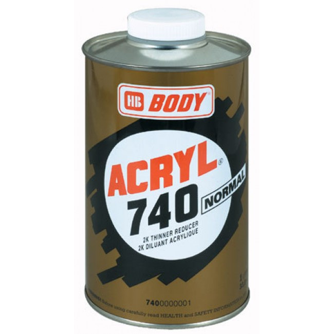 Розріджувач акриловий HB BODY 740 Acryl, 1 л