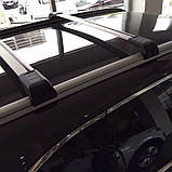 Багажник BMW X3 2011- cірий на інтегровані рейлінги, фото 6