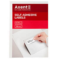 Етикетки Axent з клейким шаром, 70 * 42,4, 21 шт / л 2464-A