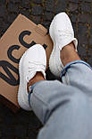 Жіночі кросівки Adidas Yeezy 350 білі 36-44 рр. Живе фото (топ ААА+), фото 4