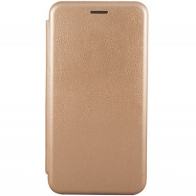 Чохол-книжка Premium Leather для Tecno Spark 7 (Золотий)