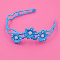 Обруч для волосся 6 шт кольоровий пластик ромашки