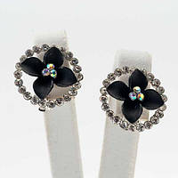 Сережки Кліпси Квітка