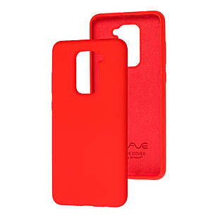 Чохол Silicone Case full для Xiaomi Redmi Note 9 Red (ксиоми сяомі редмі нот 9)