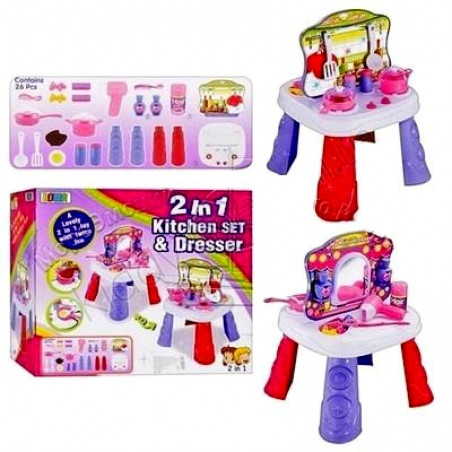 Ігровий набір 2 в 1 Кухня та трюмо