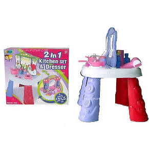 Ігровий набір 2 в 1 Кухня та трюмо, фото 2