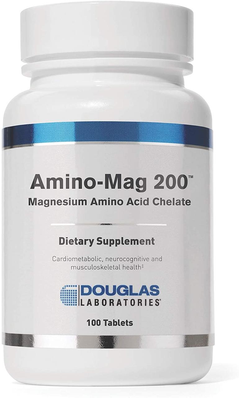 Douglas Laboratories Amino-Mag 200 / Аміно магній 200мг 100табл