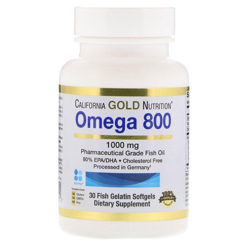 California Gold Nutrition Omega 800 mg EPA/DHA 30 softgels