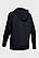 Жіноча чорна толстовка Under Armour Rival Fleece Sportstyle Lc Sleeve Graphic (Women) Артикул 1348559-001, фото 2