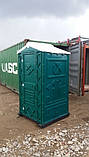 Туалетна кабіна біотуалет зелений з пісуаром, фото 2