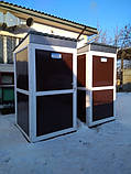Всесезонний вуличний біотуалет, кабінка з теплоізоляцією, фото 8