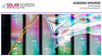 Декоративная дихроическая пленка хамелеон Solar Screen Aurora Winter 1.35 м