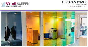 Декоративна димотична плівка хамелеон Solar Screen Aurora Summer 1.35 м