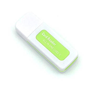 Картридер CR-003 USB All in One White_Green