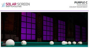 Декоративна пурпурна плівка Solar Screen Purple C 1.52 метра