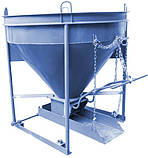 Конусний бункер для бетону, неповоротна баддя БН-1.5 (куб.м), фото 6