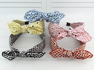 Обручи Солоха пластик/текстиль 6 шт/уп.