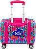 Валіза пластиковий для дівчинки DeLune 001 + рюкзак, фото 6