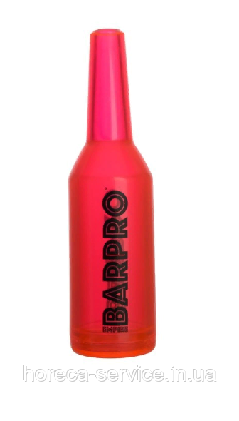Пляшка "BARPRO" для флейрингу рожевого кольору H 290 мм (шт)