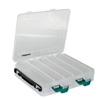 Коробка пластикова двостороння 275х150х50мм, фото 2