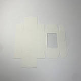 Коробка для макаронс і міні-еклерів, 140*100*50 мм, з вікном, біла, фото 6