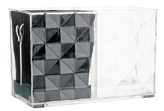 Підставка для перукарських ножиць та гребінців SPL (прозора) (21123)