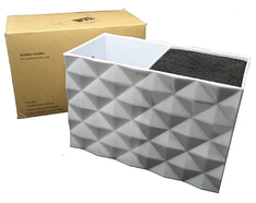 Підставка для перукарських ножиць і гребінців SPL (біла) (21123)