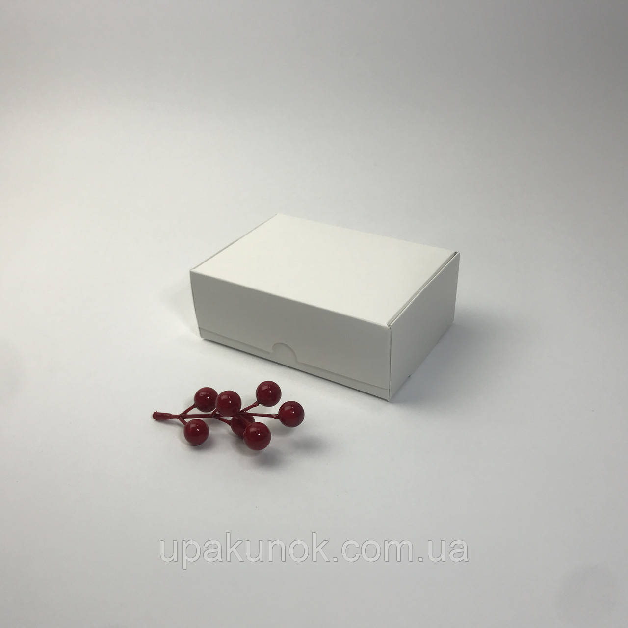Коробка для макаронс і міні-еклерів, 140*100*50 мм, без вікна, біла