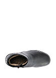 Шкіряні черевики зі збільшеною повнотою на хутрі Tellus 02-09MB Чорні, фото 2