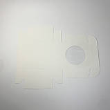 Коробка для зефіру, 150*150*50 мм, з вікном, біла, фото 6
