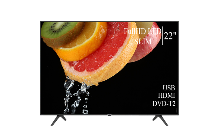 Телевізор Hisense 22" FullHD T2 USB Гарантія 1 РІК!(1080р), фото 1