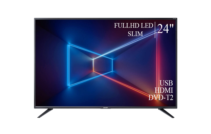 Телевізор Sharp 24" FullHD T2 USB Гарантія 1 РІК!
