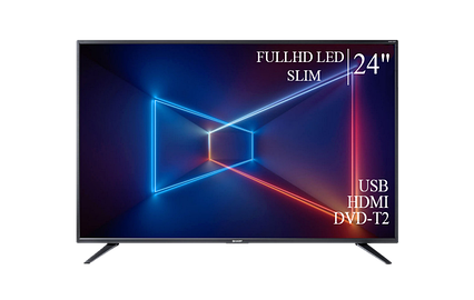 Телевізор Sharp 24" FullHD T2 USB Гарантія 1 РІК!