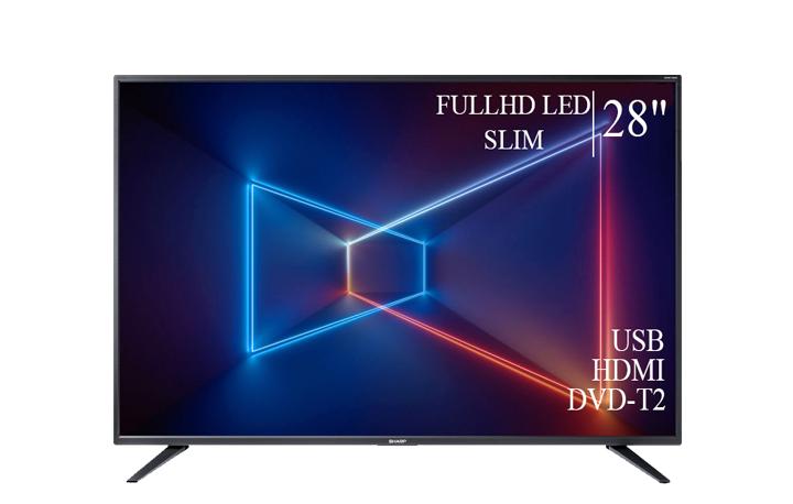 Телевізор Sharp 28" FullHD T2 USB Гарантія 1 РІК!
