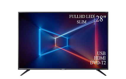Телевізор Sharp 28" FullHD T2 USB Гарантія 1 РІК!