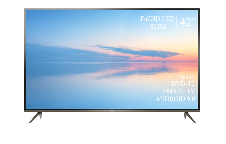 Телевізор LED TV T613 42" Android 13 Smart-TV FullHD T2 USB Гарантія