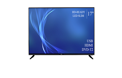 Телевізор Bravis 17" HD-Ready DVB-T2 USB Гарантія 1 РІК!