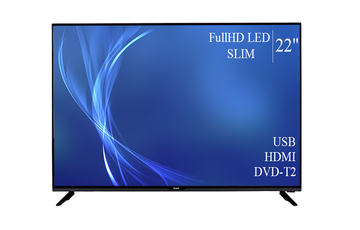 Телевізор Bravis 22" FullHD T2 USB Гарантія 1 РІК!(1080р)