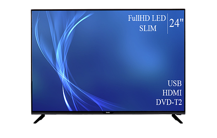 Телевізор Bravis 24" FullHD T2 USB Гарантія 1 РІК!