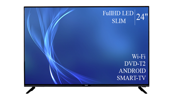 Телевізор Bravis 24" Smart-TV Full HD T2 USB Гарантія 1 РІК!, фото 1