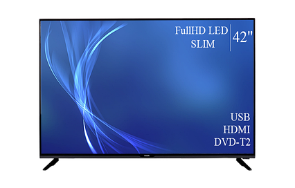 Телевізор Bravis 42" FullHD T2 USB Гарантія 1 РІК!