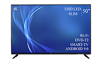 Телевизор Bravis 50" Smart-TV ULTRA HD T2 USB Гарантия 1 ГОД!