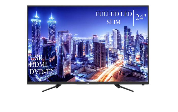 Телевізор JVC 24" FullHD DVB-T2 USB Гарантія 1 РІК!